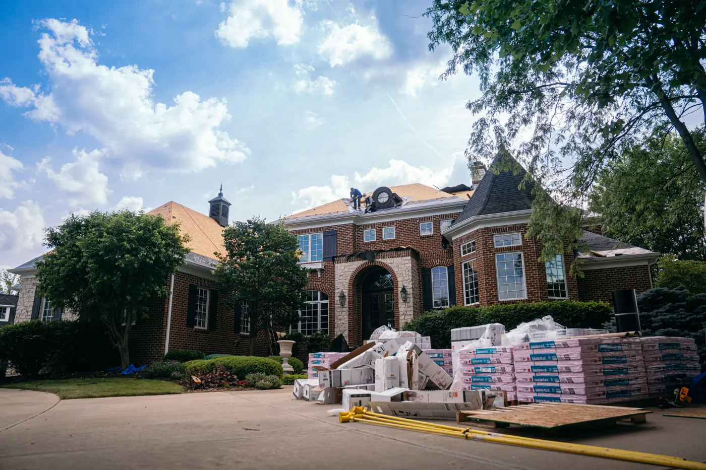 Roof inspection documented on a Pittsboro home
